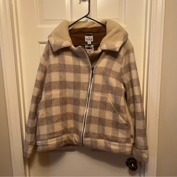 Woolrich Mill Wool Sherpa Jacket Size XL - Picture 5 of 9